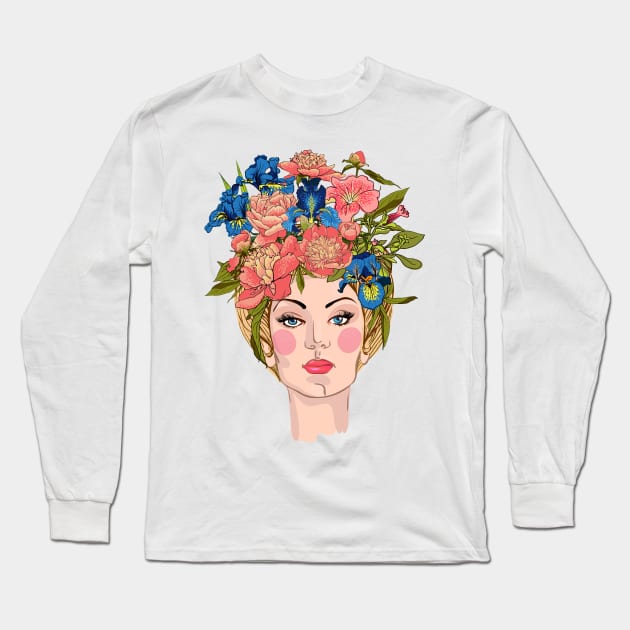 Woman #25 Long Sleeve T-Shirt by Olga Berlet